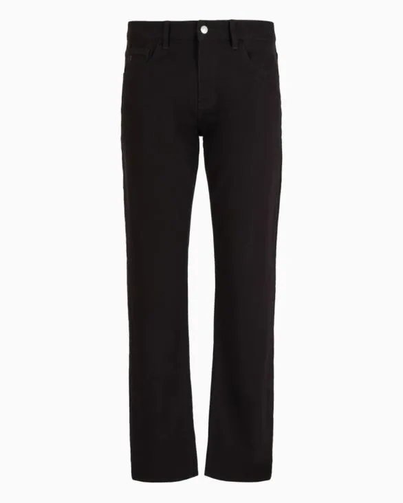 J13 Slim Fit Jeans In Indigo Denim Black Men Armani Denim