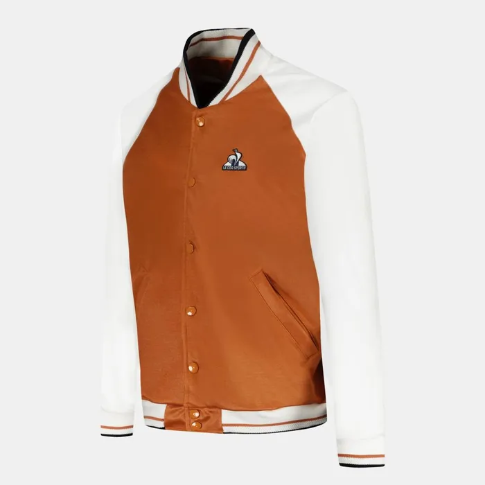 Jackets Men Le Coq Sportif Hritage Bomber Homme Apricot Orangemarshmallow