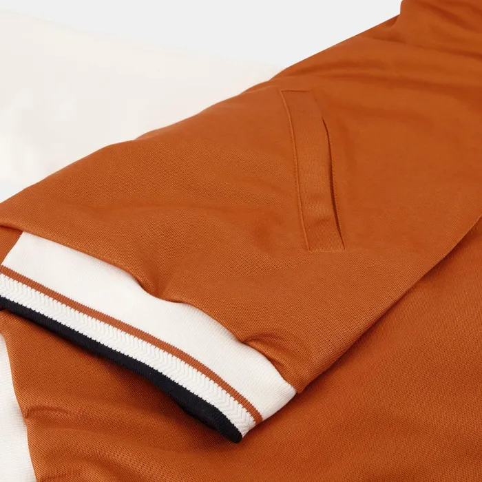 Jackets Men Le Coq Sportif Hritage Bomber Homme Apricot Orangemarshmallow