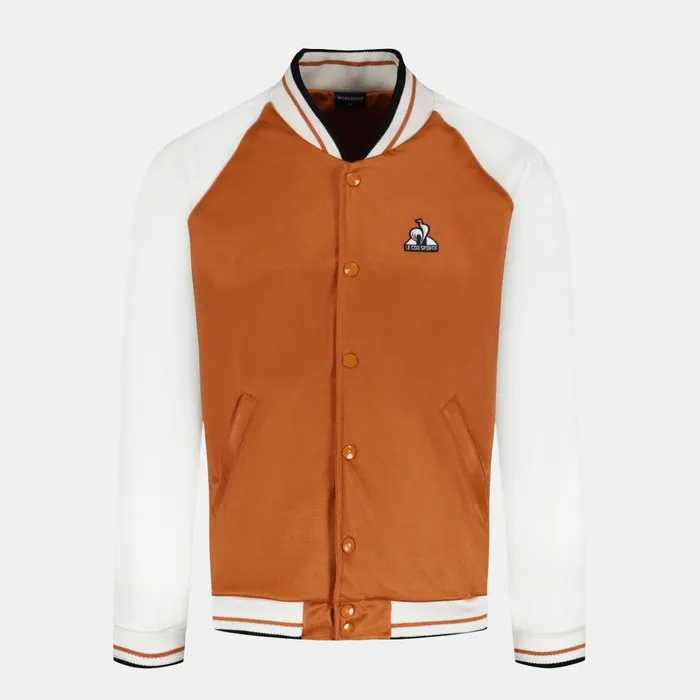 Jackets Men Le Coq Sportif Hritage Bomber Homme Apricot Orangemarshmallow