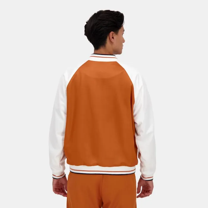 Jackets Men Le Coq Sportif Hritage Bomber Homme Apricot Orangemarshmallow