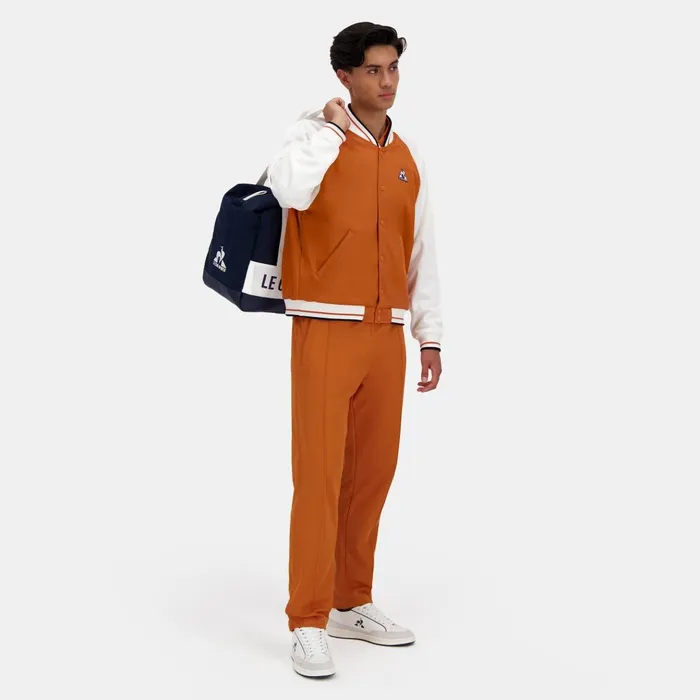 Jackets Men Le Coq Sportif Hritage Bomber Homme Apricot Orangemarshmallow