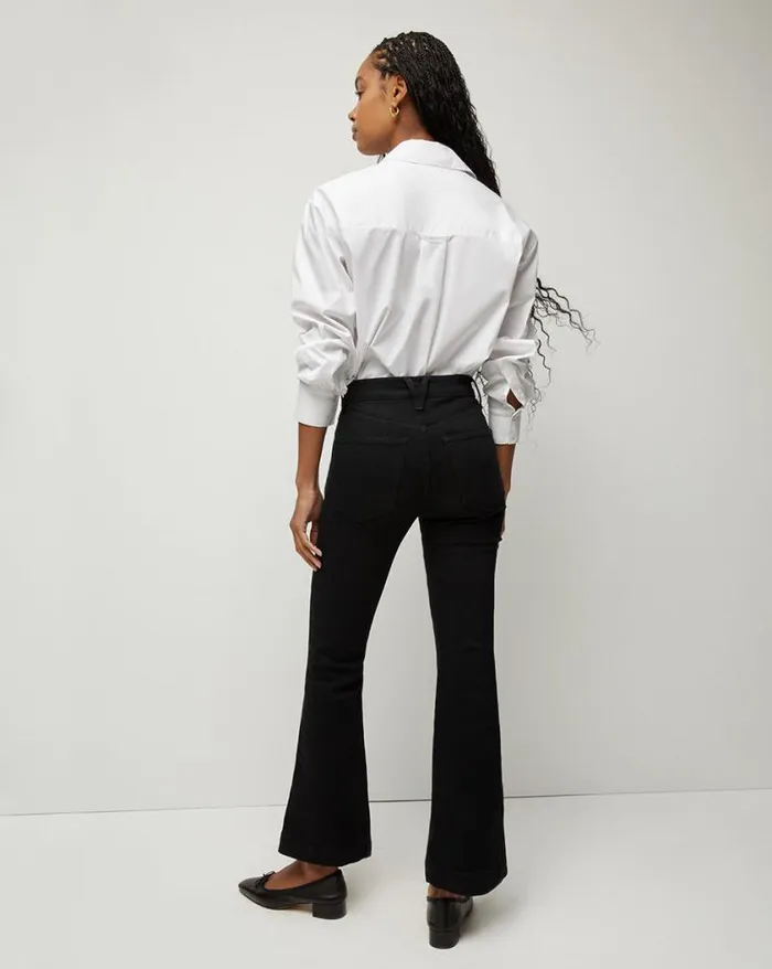 Jeans Shop Veronica Beard Carson KickFlare Jean Onyx