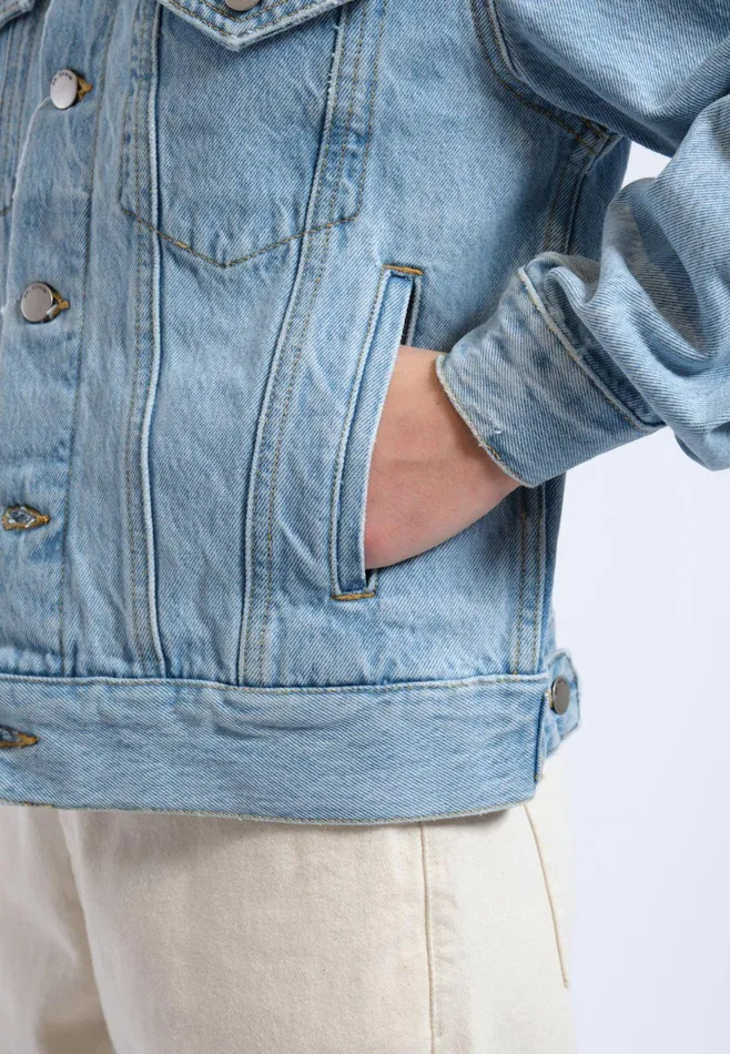 Joey Trucker Jacket 8211 Stream Light Retro Stream Light Retro Women Dr Denim Outerwear