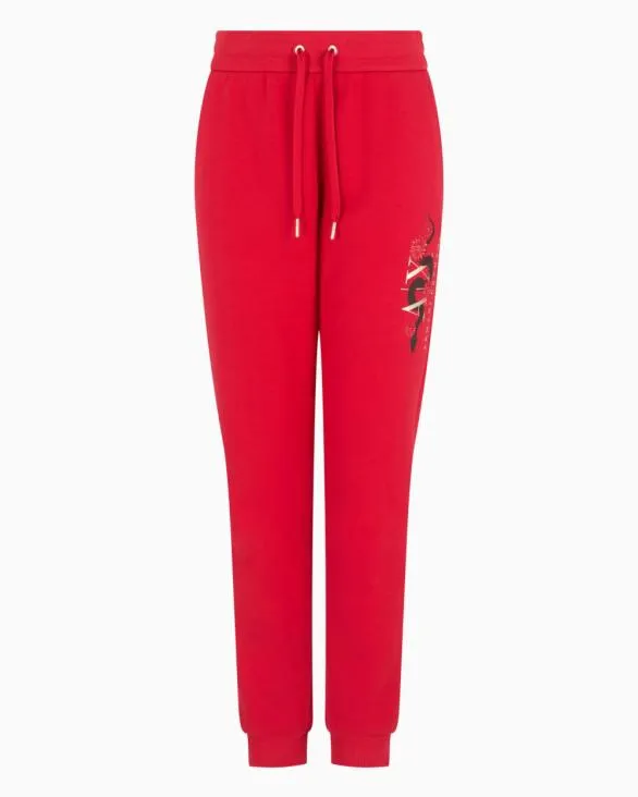 Jogger Pants Red Women Armani Matching Sets