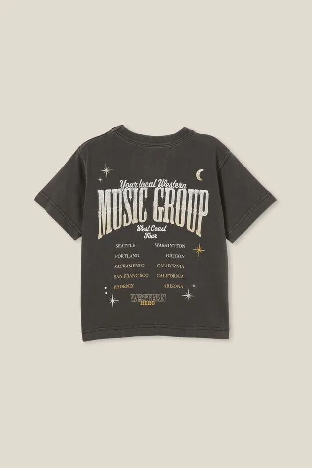 Jonny Short Sleeve Print Tee Phantommusic Group Boys Cotton On Tops and TShirts Jonny Short Sleeve Print Tee Phantommusic Group Boys Cotton On Tops and TShirts