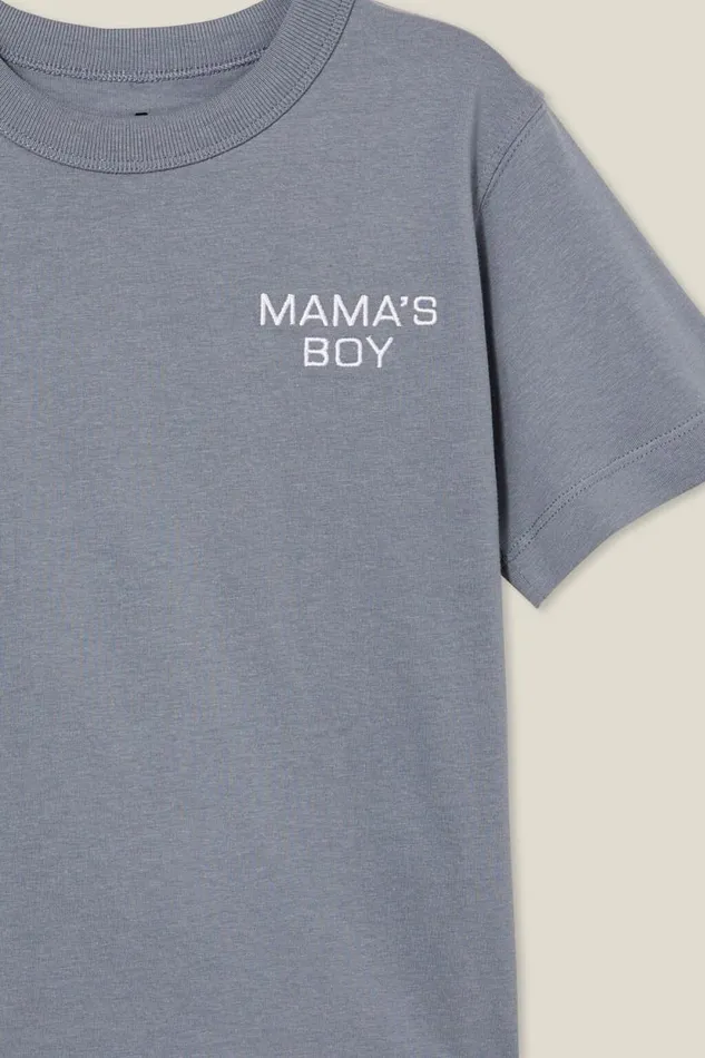 Jonny Short Sleeve Print Tee Steelmama S Boy Boys Cotton On Tops and TShirts Jonny Short Sleeve Print Tee Steelmama S Boy Boys Cotton On Tops and TShirts