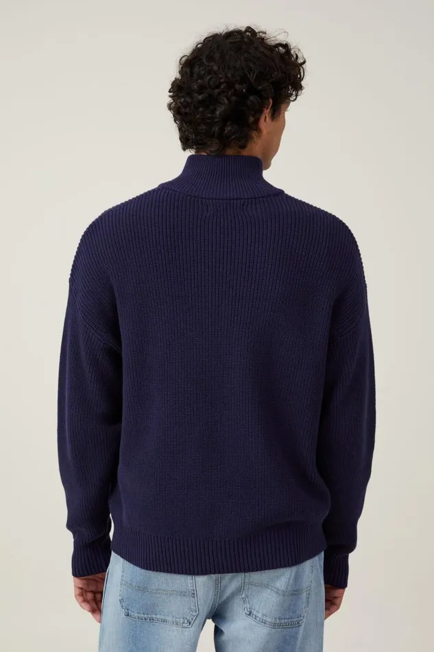 Jordan Quarter Zip Navy Men Cotton On Sweaters Jordan Quarter Zip Navy Men Cotton On Sweaters