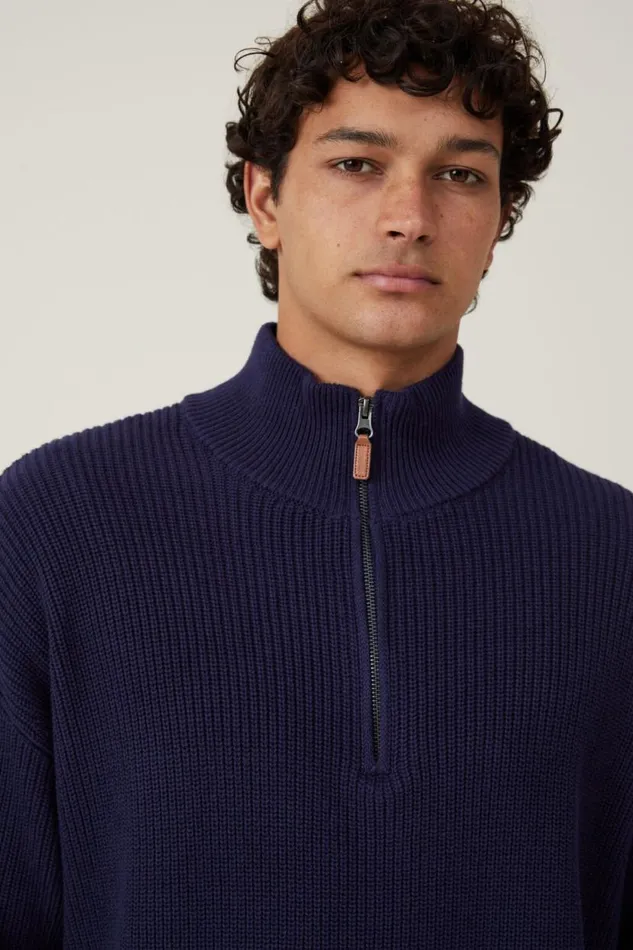 Jordan Quarter Zip Navy Men Cotton On Sweaters Jordan Quarter Zip Navy Men Cotton On Sweaters