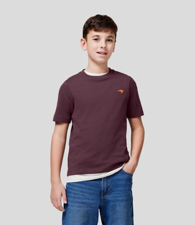 Junior Castore Junior McLaren 2024 Born To Race TShirt 8211 PLUM PERFECT