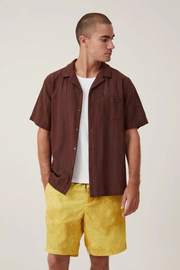 Kahuna Short Lemon Space Dye Men Cotton On Shorts Kahuna Short Lemon Space Dye Men Cotton On Shorts