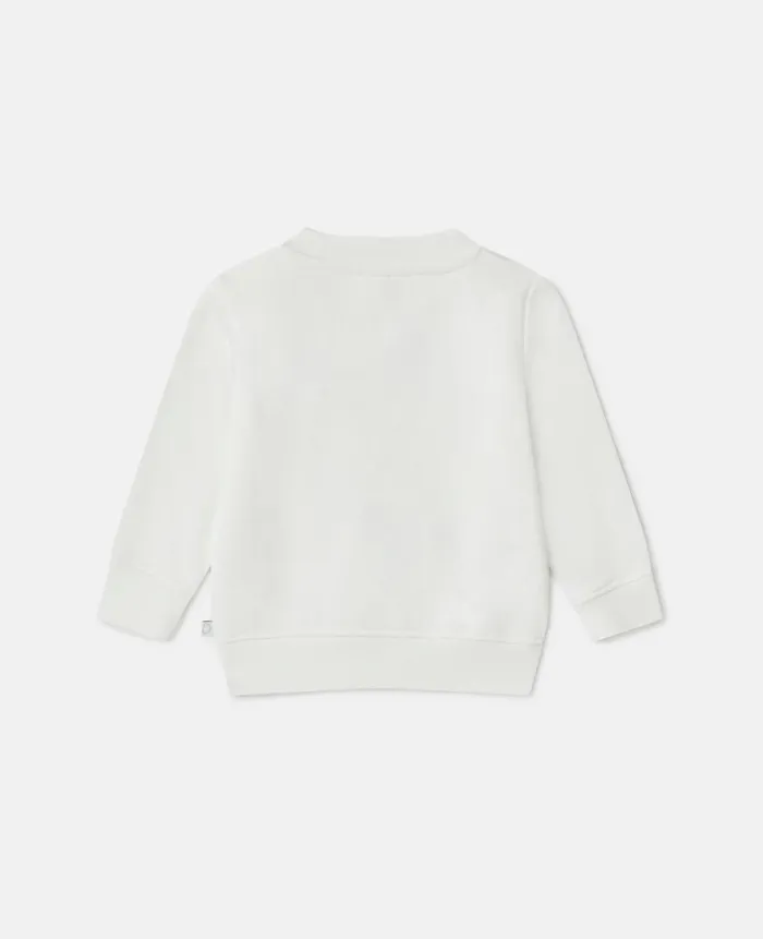 Kids Baby Girls Stella McCartney Roller Skate Bumblebee Sweatshirt Ivory