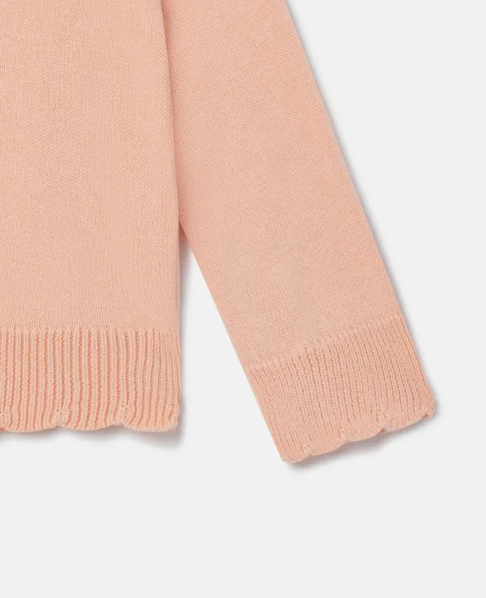 Kids Baby Girls Stella McCartney Sunflower Cardigan Pink