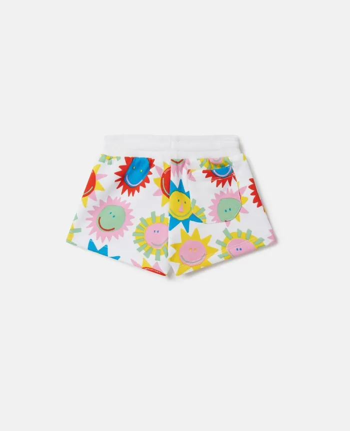Kids Baby Girls Stella McCartney Sunshine Print Shorts White Multicolour