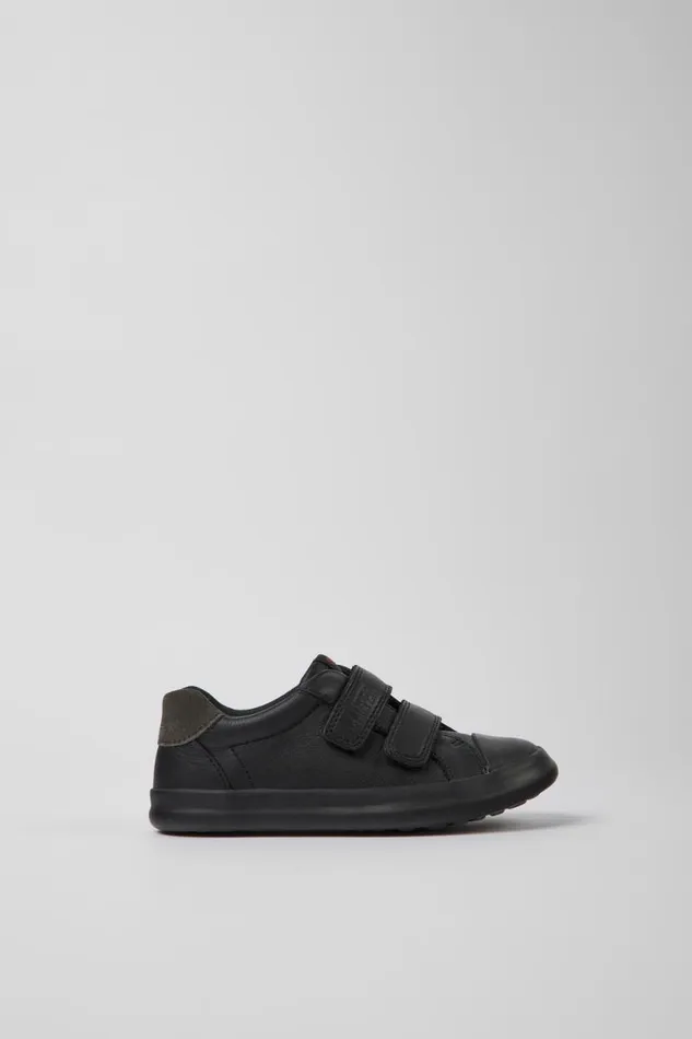 Kids Camper Sneakers Pursuit Black Leather And Nubuck Sneakers For Kids Kids Camper Sneakers Pursuit Black Leather And Nubuck Sneakers For Kids