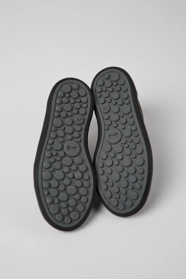 Kids Camper Sneakers Pursuit Black Leather And Nubuck Sneakers For Kids Kids Camper Sneakers Pursuit Black Leather And Nubuck Sneakers For Kids