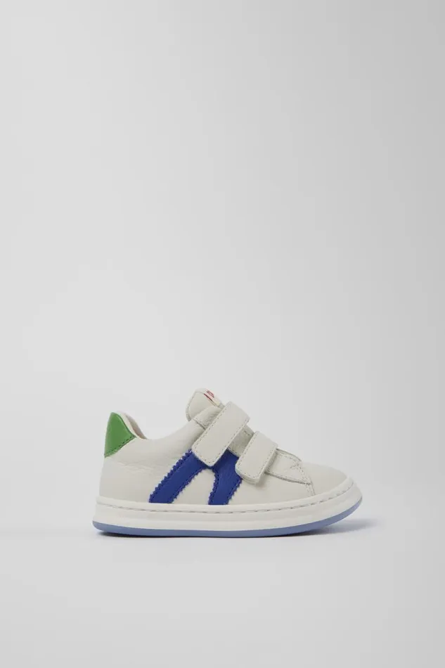 Kids Camper Sneakers Twins White Leather Sneaker Kids Camper Sneakers Twins White Leather Sneaker