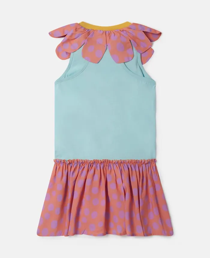 Kids Dresses and Jumpsuits Stella McCartney Flower Graphic Racerback Dress Light Blue