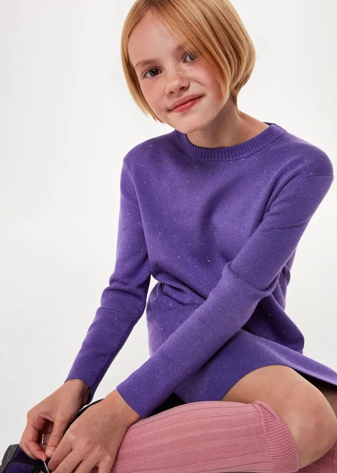 Kids Dresses and Jumpsuits Whistles Lilac Annie Sparkle Knit Dress
