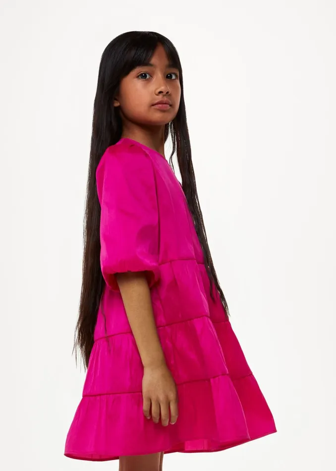Kids Dresses and Jumpsuits Whistles Pink Bella Tiered Dress
