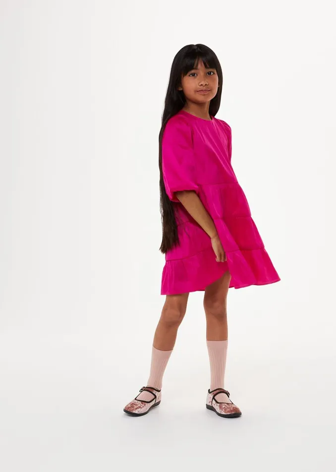 Kids Dresses and Jumpsuits Whistles Pink Bella Tiered Dress