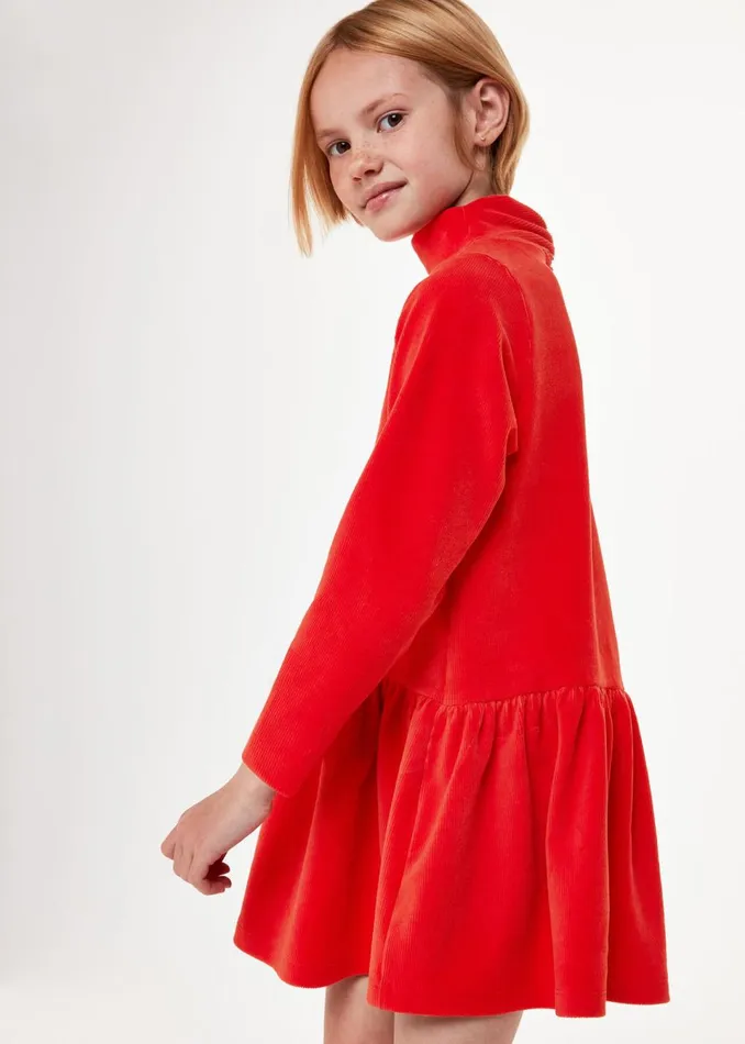 Kids Dresses and Jumpsuits Whistles Red Corduroy Jersey Dress