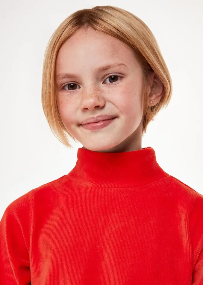 Kids Dresses and Jumpsuits Whistles Red Corduroy Jersey Dress