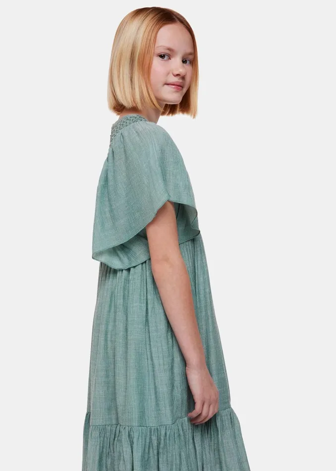 Kids Dresses and Jumpsuits Whistles Sage Green Willa Smocked Dress