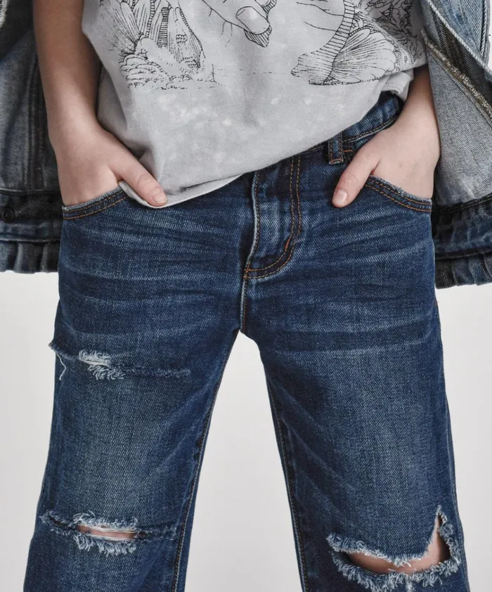 KIDS HOOLIGANS LOW WAIST RELAXED STRAIGHT LEG JEAN Kids One Teaspoon Kids KIDS HOOLIGANS LOW WAIST RELAXED STRAIGHT LEG JEAN Kids One Teaspoon Kids