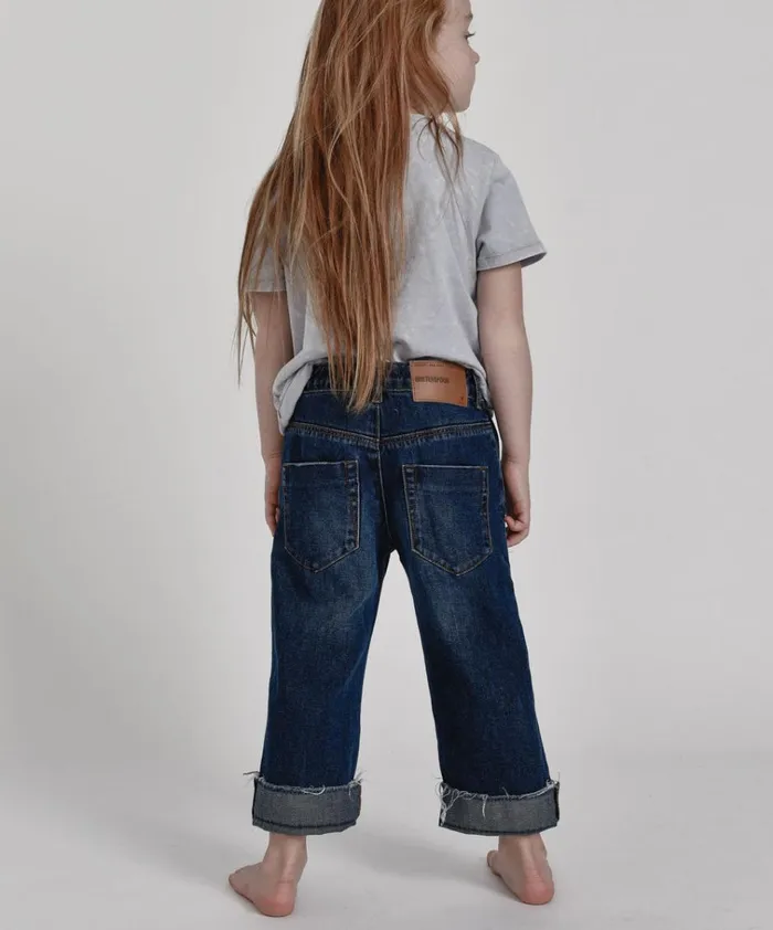 KIDS HOOLIGANS LOW WAIST RELAXED STRAIGHT LEG JEAN Kids One Teaspoon Kids KIDS HOOLIGANS LOW WAIST RELAXED STRAIGHT LEG JEAN Kids One Teaspoon Kids