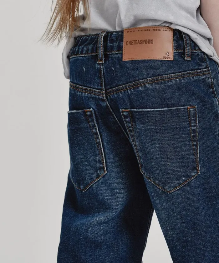 KIDS HOOLIGANS LOW WAIST RELAXED STRAIGHT LEG JEAN Kids One Teaspoon Kids KIDS HOOLIGANS LOW WAIST RELAXED STRAIGHT LEG JEAN Kids One Teaspoon Kids