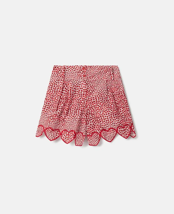 Kids Pants and Shorts Stella McCartney High Summer Hearts Organic Cotton Shorts High Summer Hearts Kids Pants and Shorts Stella McCartney High Summer Hearts Organic Cotton Shorts High Summer Hearts