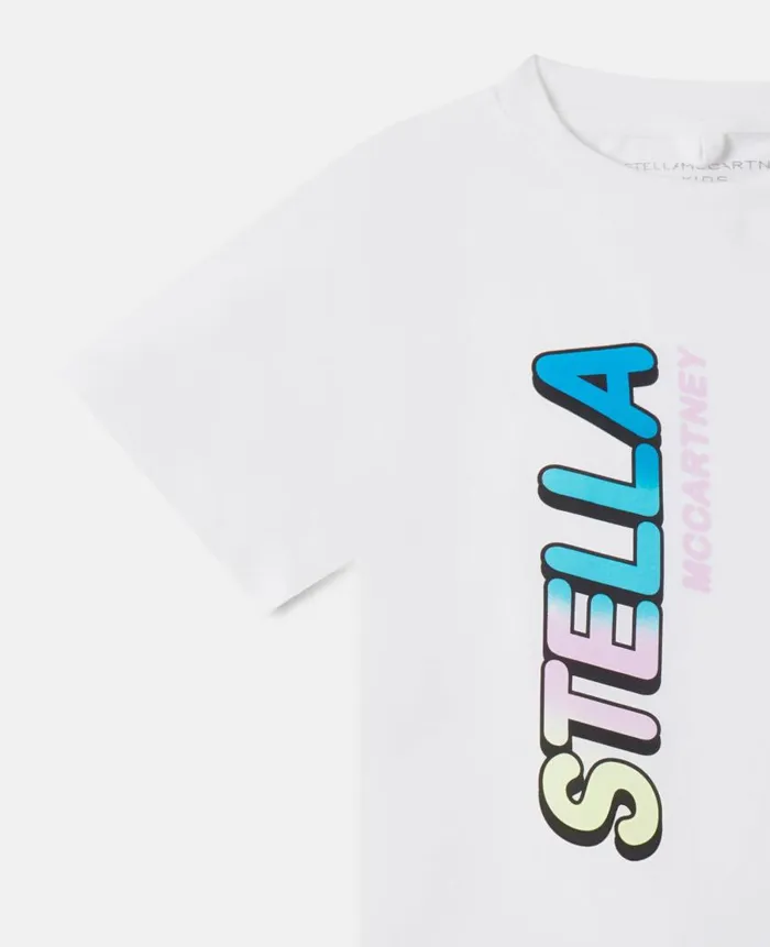Kids TShirts And Tops Stella McCartney STELLA Logo Leggings White