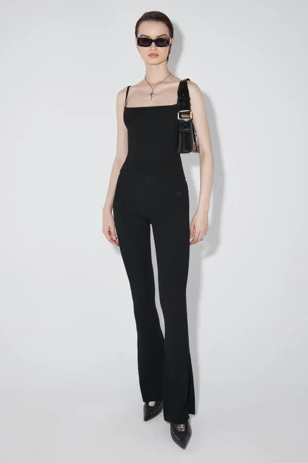 Knitted Top Black Women MISBHV Knitwear