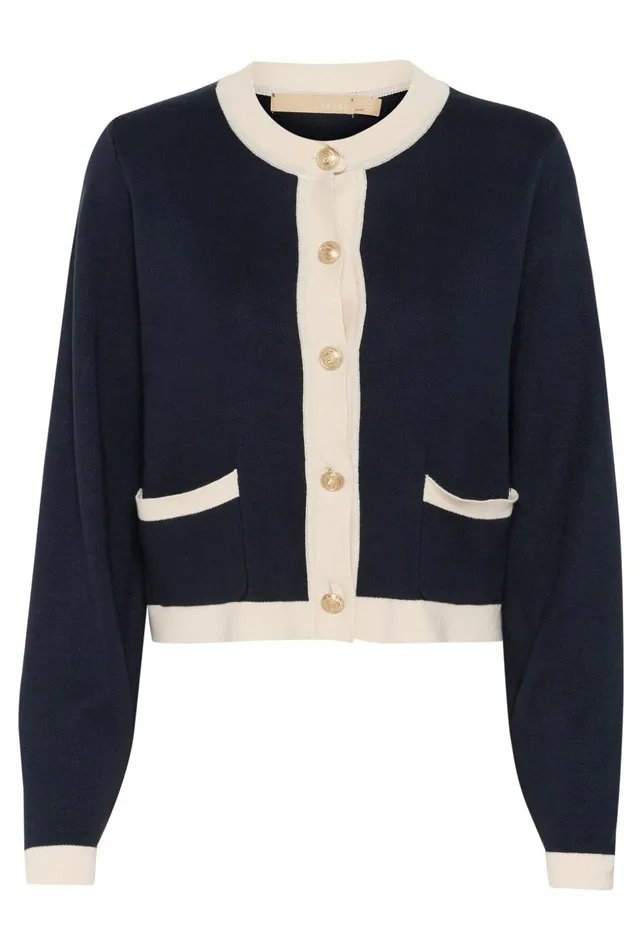 Knitwear and Cardigans Women CULTURE CUaio Cardigan Dress Blues Solid