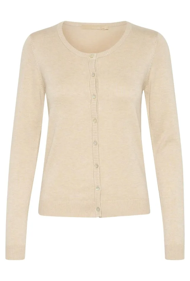 Knitwear and Cardigans Women CULTURE CUannemarie Cardigan Warm Sand Melange