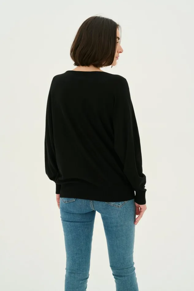 Knitwear and Cardigans Women CULTURE CUannemarie Pullover Black