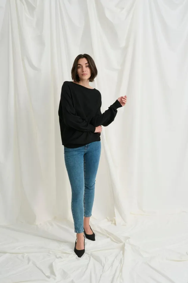 Knitwear and Cardigans Women CULTURE CUannemarie Pullover Black