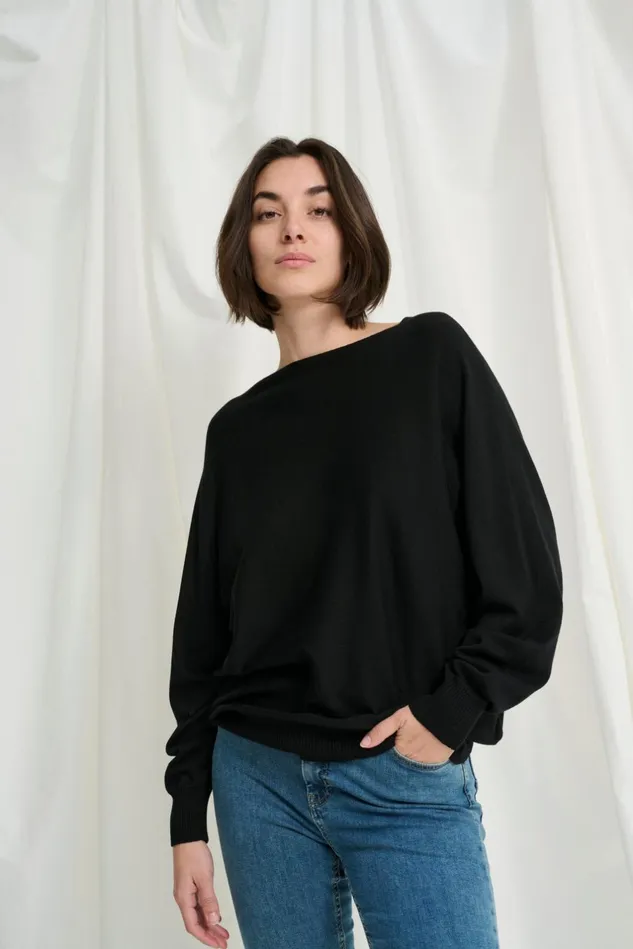Knitwear and Cardigans Women CULTURE CUannemarie Pullover Black