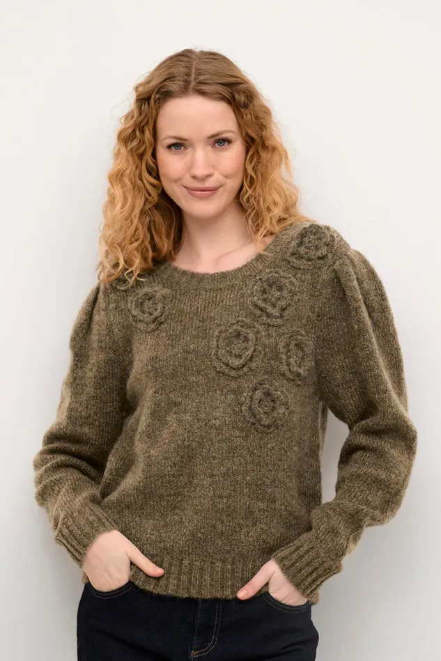 Knitwear and Cardigans Women CULTURE CUosa Pullover Cub Melange