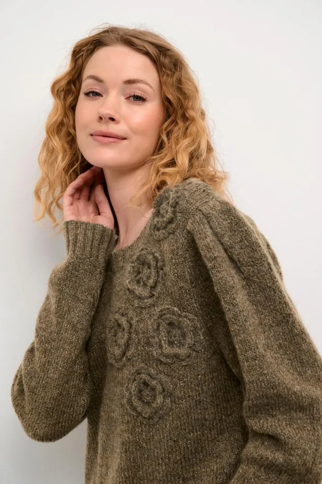 Knitwear and Cardigans Women CULTURE CUosa Pullover Cub Melange