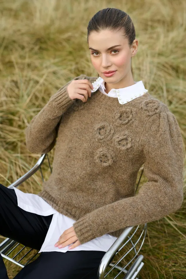 Knitwear and Cardigans Women CULTURE CUosa Pullover Cub Melange
