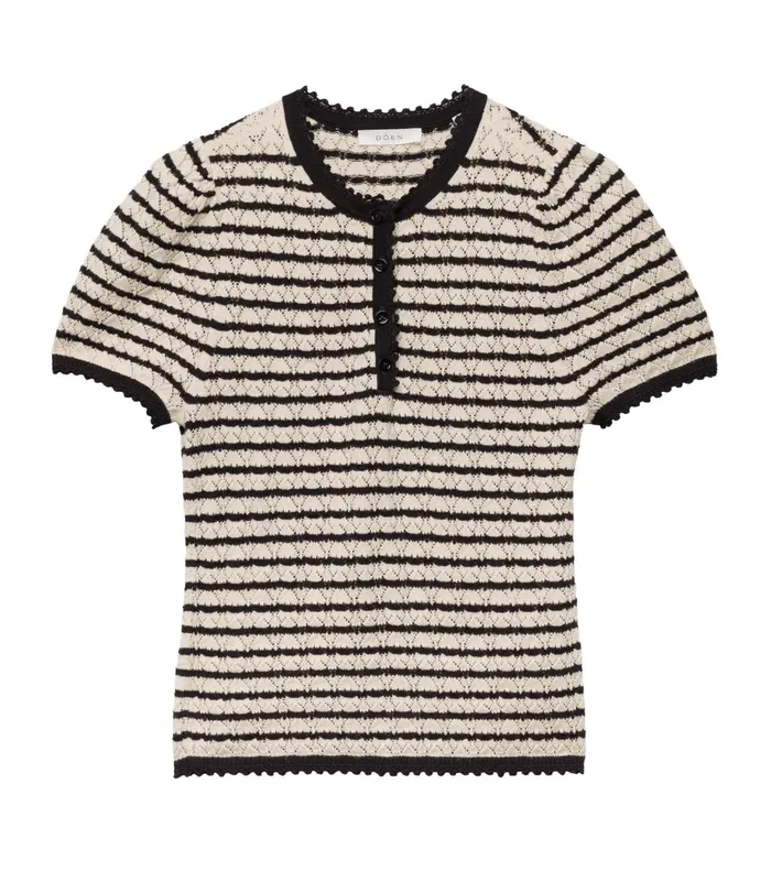 Knitwear Women DEN Brandie Top Allaire Stripe Knitwear Women DEN Brandie Top Allaire Stripe