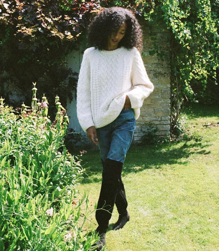 Knitwear Women DEN Clarendon Sweater Ivory Knitwear Women DEN Clarendon Sweater Ivory