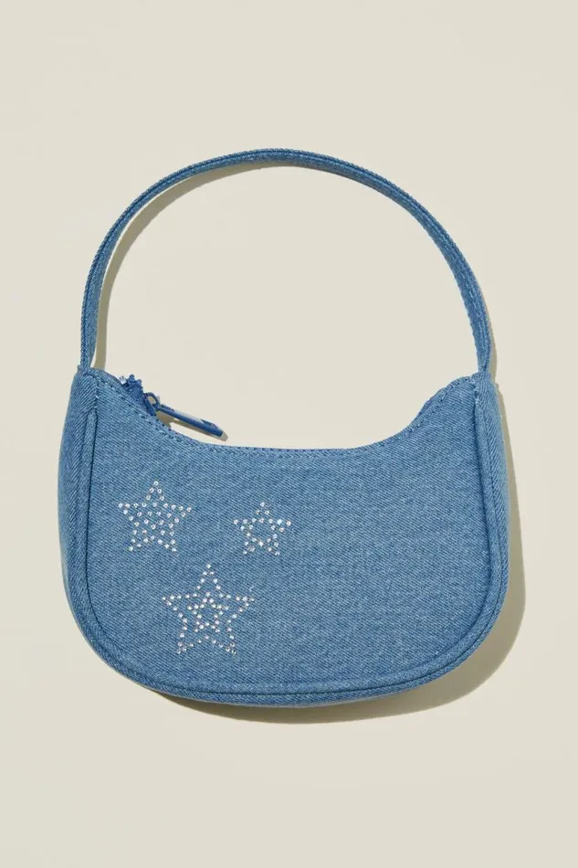 Kristy Shoulder Bag Denim Girls Cotton On Bags and Backpacks
