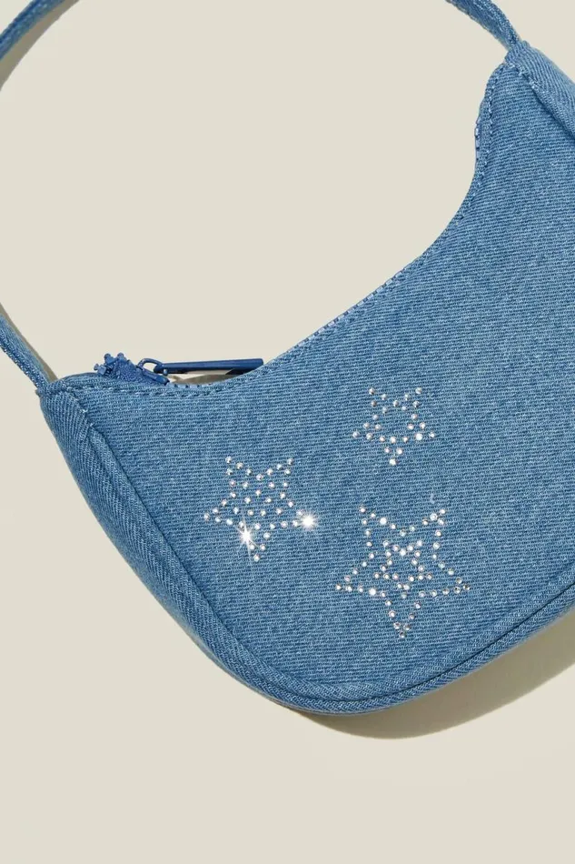 Kristy Shoulder Bag Denim Girls Cotton On Bags and Backpacks