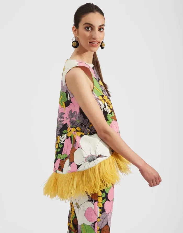 La Scala Top Big Flower Women La Double J Shirts and Tops