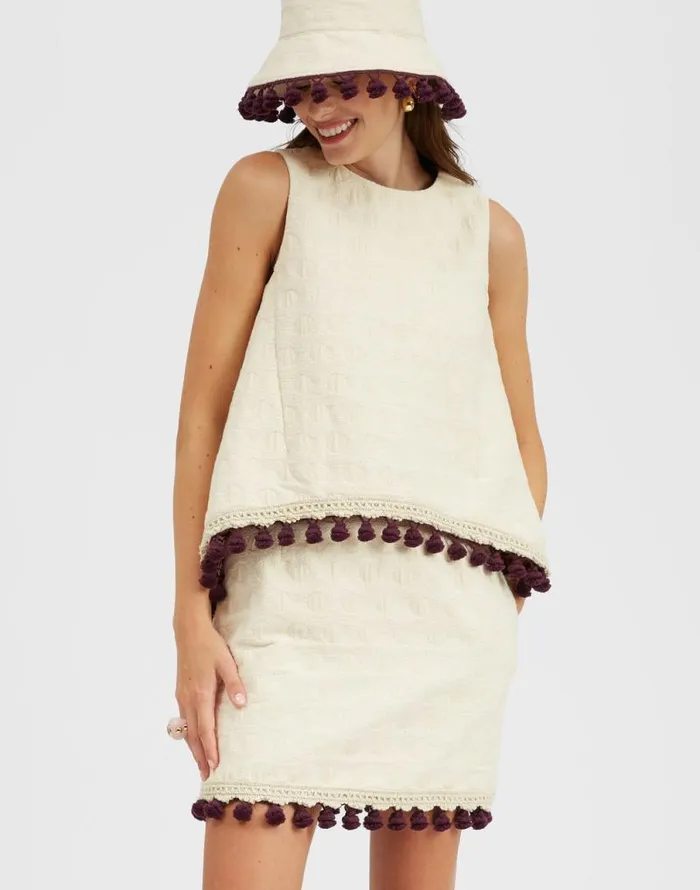 La Scala Top Creamy Women La Double J Shirts and Tops