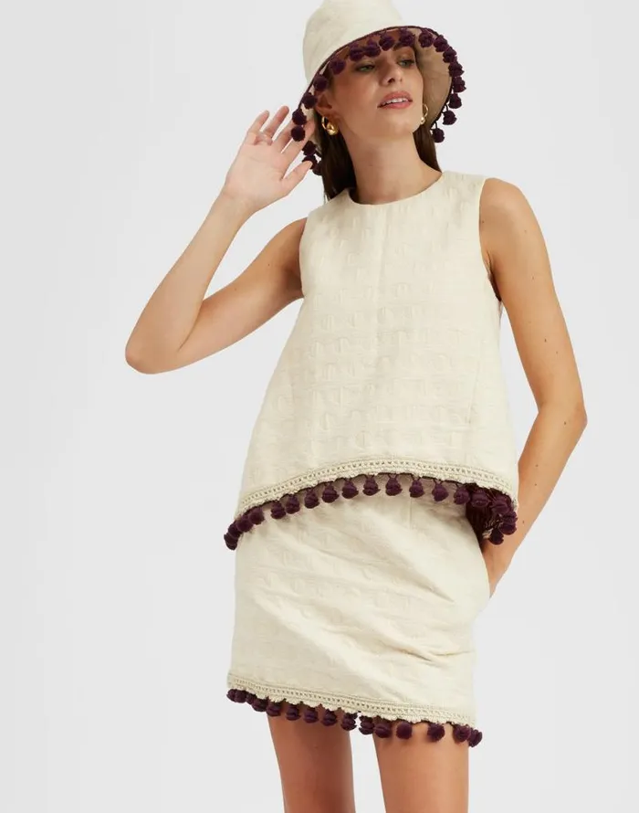 La Scala Top Creamy Women La Double J Shirts and Tops La Scala Top Creamy Women La Double J Shirts and Tops