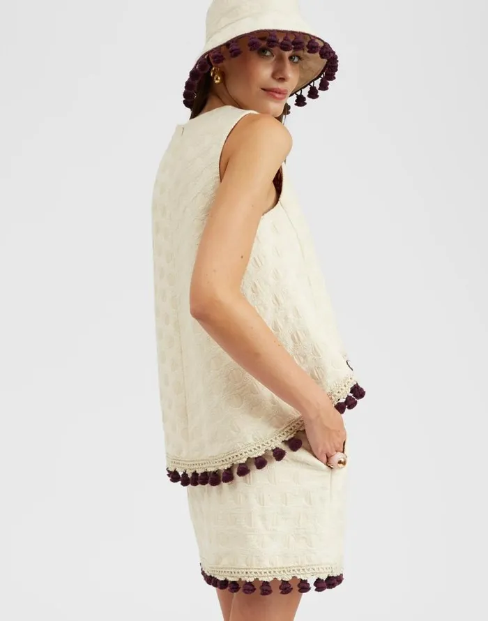 La Scala Top Creamy Women La Double J Shirts and Tops La Scala Top Creamy Women La Double J Shirts and Tops